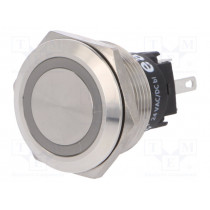 82-6151.1124; Switch: vandal resistant; Pos: 2; SPDT; 3A/240VAC; 3A/240VDC; blue; EAO