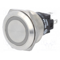 82-6151.1154; Switch: vandal resistant; Pos: 2; SPDT; 3A/240VAC; 3A/240VDC; white; EAO