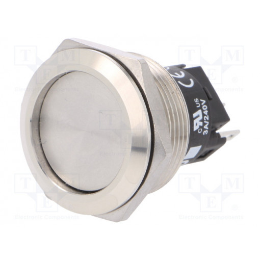 82-6151.2000; Switch: vandal resistant; Pos: 2; SPDT; 3A/240VAC; 3A/240VDC; ON-ON; EAO