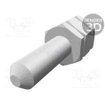 829261-2; Threaded head screw; UNC4-40; Series: AMPLIMITE; Spanner: 5mm; TE Connectivity