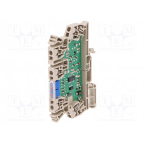 MCZ PT100/3 CLP -50C...+150C; Converter: temperature; Pt100 -50÷150°C; 9÷30VDC; 6x91x63.2mm; WEIDMÜLLER