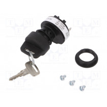 84829-07; Switch: key switch; Stabl.pos: 2; Switch.method: OFF-ON-(ON); 45°; HONEYWELL 84829-07; Switch: key switch; Stabl.pos: 2; Switch.method: OFF-ON-(ON); 45°; HONEYWELL