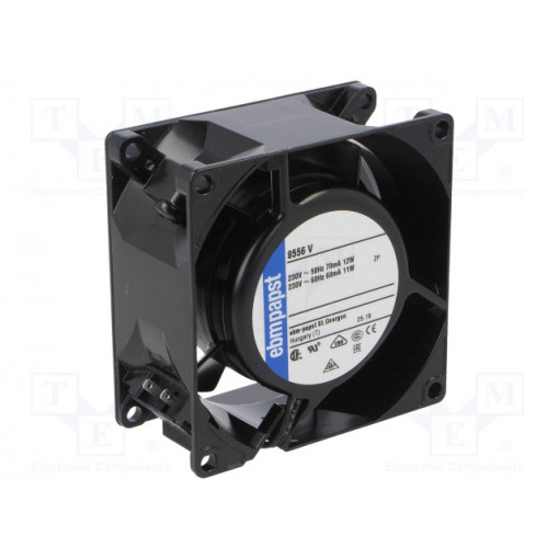 8556V; Fan: AC; axial; 230VAC; 80x80x38mm; 60m3/h; 35dBA; ball bearing; EBM-PAPST