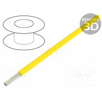8919 004100; Wire; stranded; Cu; 0.52mm2; 20AWG; yellow; PVC; 600V; 30m; BELDEN