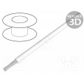8919 009100; Wire; stranded; Cu; 0.52mm2; 20AWG; white; PVC; 600V; 30m; BELDEN