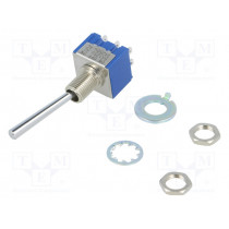 8D2021-Z; Switch: toggle; Pos: 3; DP3T; ON-OFF-ON; 6A/125VAC; -30÷85°C; Nidec Copal Electronics