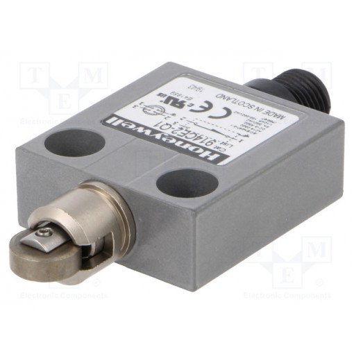 914CE2-Q1; Limit switch; oblong metal roller Ø12,4mm; SPDT; 3A; max.250VAC; HONEYWELL