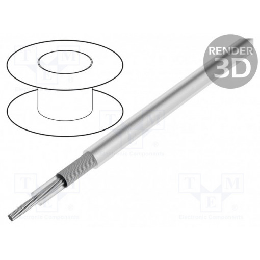 9444 WH033; Wire: coaxial; Alpha Essential COAX,Micro Coaxial Cable; Cu; ALPHA WIRE