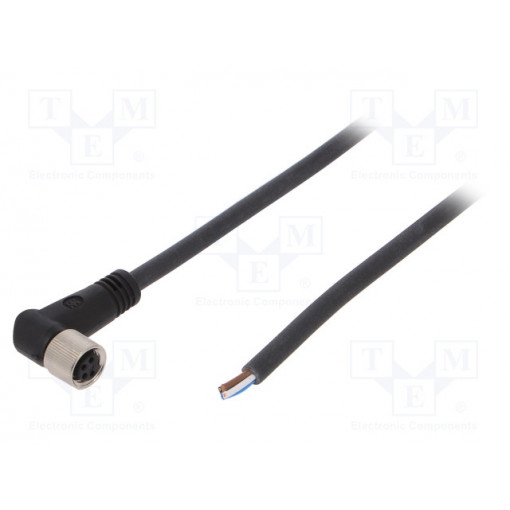 SAIL-M8BW-4-10U; Connection lead; M8; PIN: 4; angled; 10m; plug; 30VAC; 4A; -25÷80°C; WEIDMÜLLER