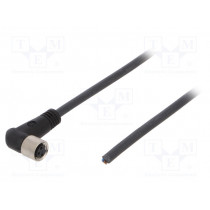 SAIL-M8BW-3-10U; Connection lead; M8; PIN: 3; angled; 10m; plug; 60VAC; 4A; -25÷80°C; WEIDMÜLLER