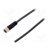 SAIL-M8BG-3-5.0U; Connection lead; M8; PIN: 3; straight; 5m; plug; 60VAC; 4A; -25÷80°C; WEIDMÜLLER