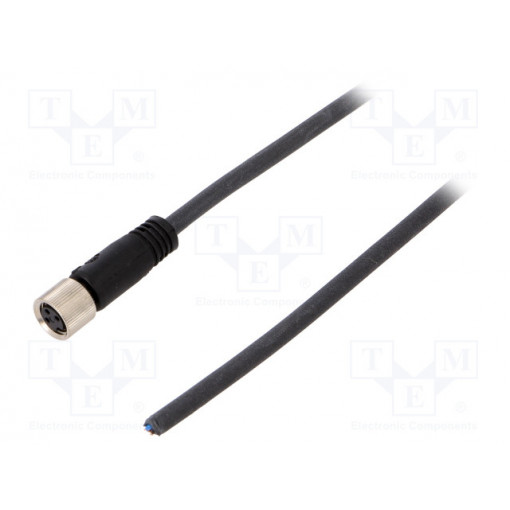 SAIL-M8BG-3-5.0U; Connection lead; M8; PIN: 3; straight; 5m; plug; 60VAC; 4A; -25÷80°C; WEIDMÜLLER