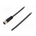 SAIL-M8BG-3-10U; Connection lead; M8; PIN: 3; straight; 10m; plug; 60VAC; 4A; -25÷80°C; WEIDMÜLLER