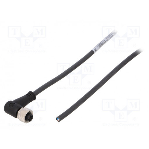 SAIL-M12BW-5-3.0U; Connection lead; M12; PIN: 5; angled; 3m; plug; 125VAC; 4A; -25÷80°C; WEIDMÜLLER