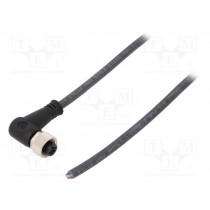 SAIL-M12BW-5-10U; Connection lead; M12; PIN: 5; angled; 10m; plug; 125VAC; 4A; -25÷80°C; WEIDMÜLLER