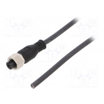 SAIL-M12BG-4-3.0U; Connection lead; M12; PIN: 4; straight; 3m; plug; 250VAC; 4A; female; WEIDMÜLLER