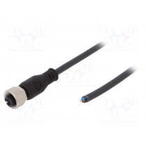 SAIL-M12BG-4-10U; Connection lead; M12; PIN: 4; straight; 10m; plug; 250VAC; 4A; female; WEIDMÜLLER