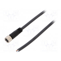 SAIL-M8BG-4-3.0U; Connection lead; M8; PIN: 4; straight; 3m; plug; 30VAC; 4A; -25÷80°C; WEIDMÜLLER