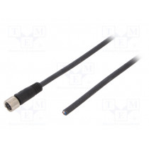 SAIL-M8BG-4-10U; Connection lead; M8; PIN: 4; straight; 10m; plug; 30VAC; 4A; -25÷80°C; WEIDMÜLLER