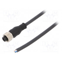 SAIL-M12BG-5-3.0U; Connection lead; M12; PIN: 5; straight; 3m; plug; 125VAC; 4A; female; WEIDMÜLLER