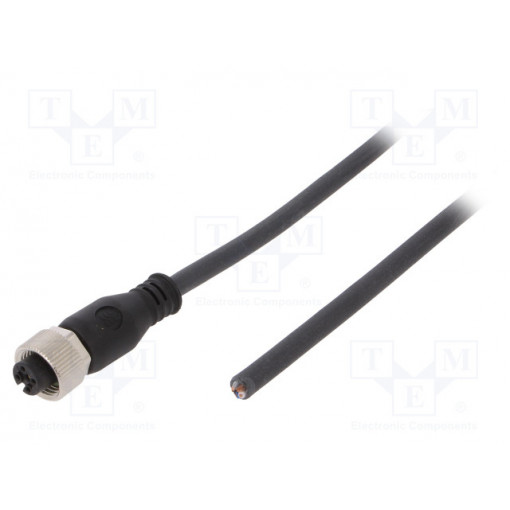 SAIL-M12BG-5-5.0U; Connection lead; M12; PIN: 5; straight; 5m; plug; 125VAC; 4A; female; WEIDMÜLLER