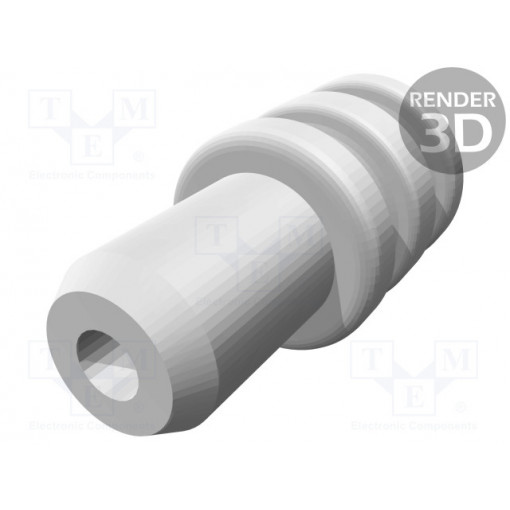963531-1; Sealing pin; white; Øhole: 3.6mm; Øout: 3.9mm; TE Connectivity