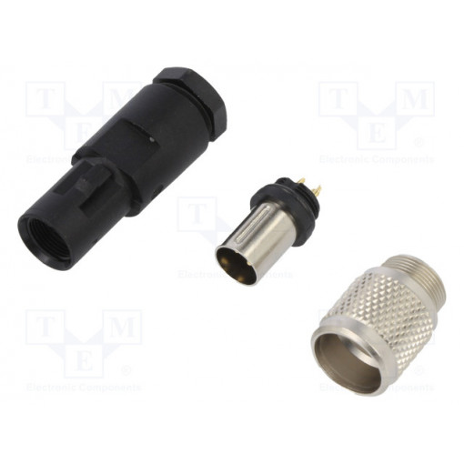 99 0405 00 03; Connector: M9; plug; male; Plating: gold-plated; 125V; IP67; PIN: 3; BINDER 99 0405 00 03; Connector: M9; plug; male; Plating: gold-plated; 125V; IP67; PIN: 3; BINDER