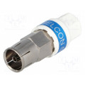 99909690; Plug; coaxial 9.5mm (IEC 169-2); for cable; CABELCON 99909690; Plug; coaxial 9.5mm (IEC 169-2); for cable; CABELCON