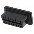 ; Diagnostic connector OBD II; A-OBD-A,A-OBD-F; female; PIN: 16; MINITOOLS