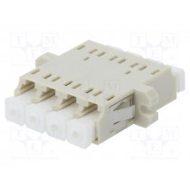 A001-LC-4X-1158; Connector: fiber optic; socket,coupler; quad,multi mode (MM); LC; FIBRAIN