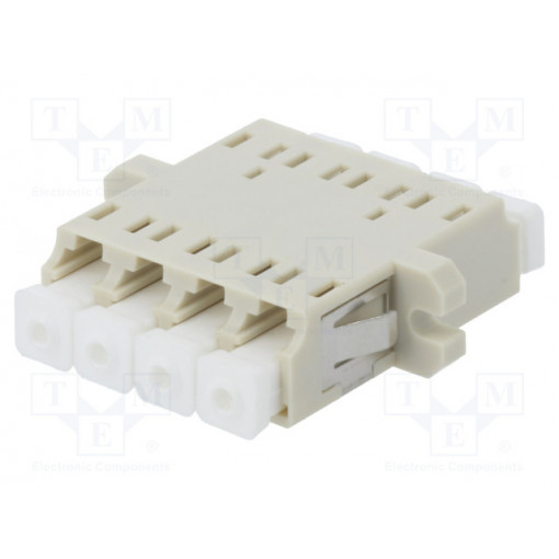 A001-LC-4X-1158; Connector: fiber optic; socket,coupler; quad,multi mode (MM); LC; FIBRAIN A001-LC-4X-1158; Connector: fiber optic; socket,coupler; quad,multi mode (MM); LC; FIBRAIN