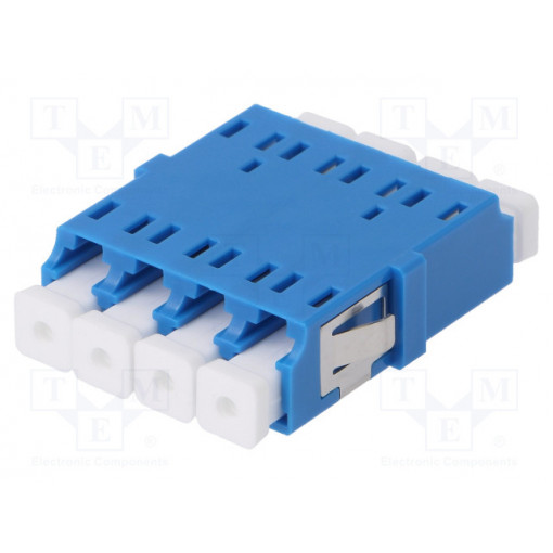 A001-LC-4X-2128; Connector: fiber optic; socket,coupler; single mode  (SM),quad; FIBRAIN