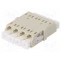 A001-LC-4X-2158; Connector: fiber optic; socket,coupler; quad,multi mode (MM); LC; FIBRAIN A001-LC-4X-2158; Connector: fiber optic; socket,coupler; quad,multi mode (MM); LC; FIBRAIN