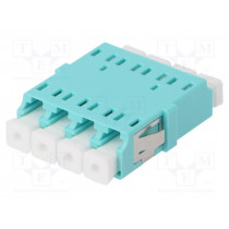 A001-LC-4X-2168; Connector: fiber optic; socket,coupler; quad,multi mode (MM); LC; FIBRAIN