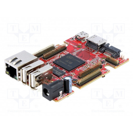 A10-OLINUXINO-LIME; Oneboard computer; RAM: 512MB; A10 ARM; 84x60mm; 5VDC; DDR3; OLIMEX