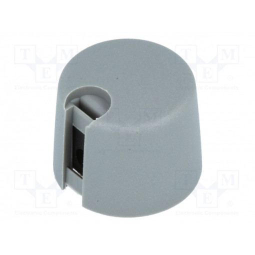 A1020048; Knob; with pointer; plastic; Øshaft: 4mm; Ø20x16mm; grey; OKW A1020048; Knob; with pointer; plastic; Øshaft: 4mm; Ø20x16mm; grey; OKW