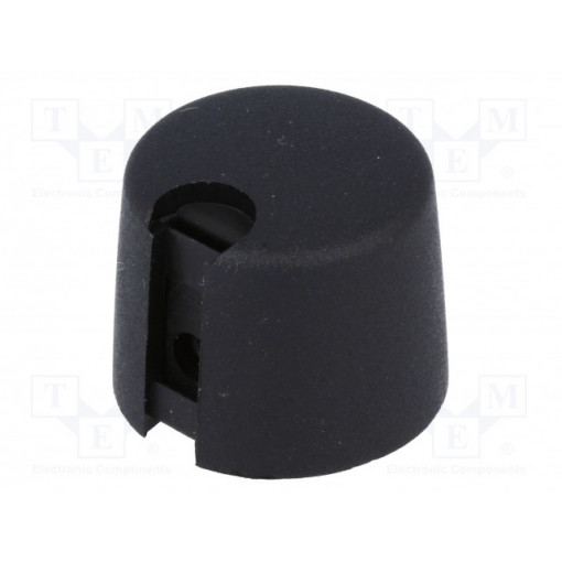 A1020049; Knob; with pointer; plastic; Øshaft: 4mm; Ø20x16mm; black; OKW A1020049; Knob; with pointer; plastic; Øshaft: 4mm; Ø20x16mm; black; OKW