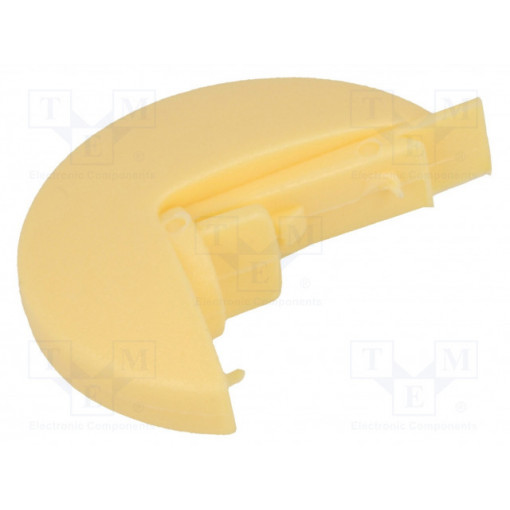 A1103004; Pointer; plastic; yellow; push-in; Application: A10; Shape: disk; OKW