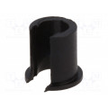 A1300040; Adapter; thermoplastic; Øshaft: 4mm; black; Shaft: smooth; OKW A1300040; Adapter; thermoplastic; Øshaft: 4mm; black; Shaft: smooth; OKW