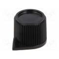 A1310560; Knob; with pointer; thermoplastic; Øshaft: 6mm; Ø15.4x13.2mm; OKW A1310560; Knob; with pointer; thermoplastic; Øshaft: 6mm; Ø15.4x13.2mm; OKW