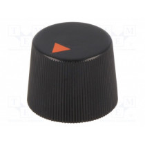 A1316240; Knob; with pointer; thermoplastic; Øshaft: 4mm; Ø16.4x12.3mm; OKW