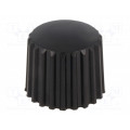 A1321160; Knob; without pointer; thermoplastic; Øshaft: 6mm; Ø20x16mm; black; OKW A1321160; Knob; without pointer; thermoplastic; Øshaft: 6mm; Ø20x16mm; black; OKW