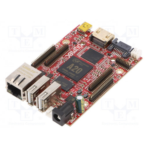 A20-OLINUXINO-LIME-E16GS16M; Oneboard computer; RAM: 512MB; Flash: 16GB; A20 ARM Dual-Core; OLIMEX