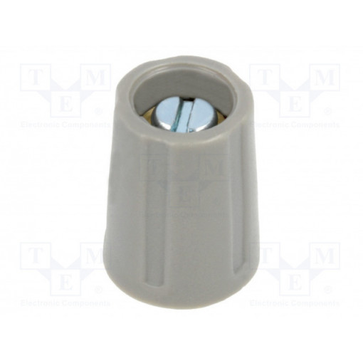 A2510038; Knob; without pointer; ABS; Øshaft: 3mm; Ø10.5x14mm; grey; OKW