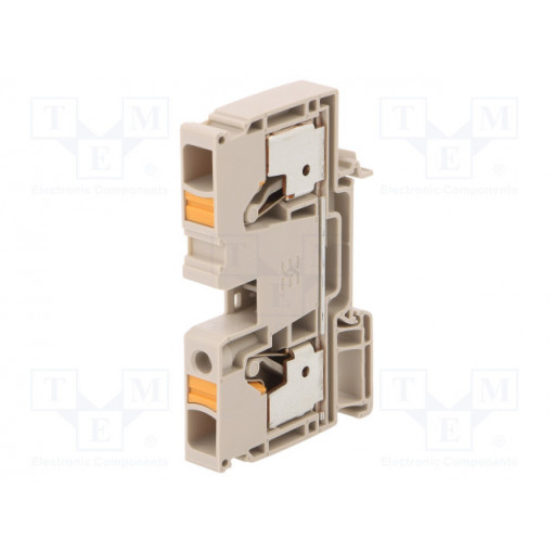 2490360000 A2C 10; Splice terminal: rail; 10mm2; ways: 1; terminals: 2; beige; wemid; WEIDMÜLLER