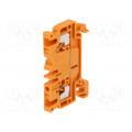 1521930000 A2C 2.5 OR; Splice terminal: rail; 2.5mm2; ways: 1; terminals: 2; orange; wemid; WEIDMÜLLER 1521930000 A2C 2.5 OR; Splice terminal: rail; 2.5mm2; ways: 1; terminals: 2; orange; wemid; WEIDMÜLLER