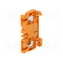 1521930000 A2C 2.5 OR; Splice terminal: rail; 2.5mm2; ways: 1; terminals: 2; orange; wemid; WEIDMÜLLER