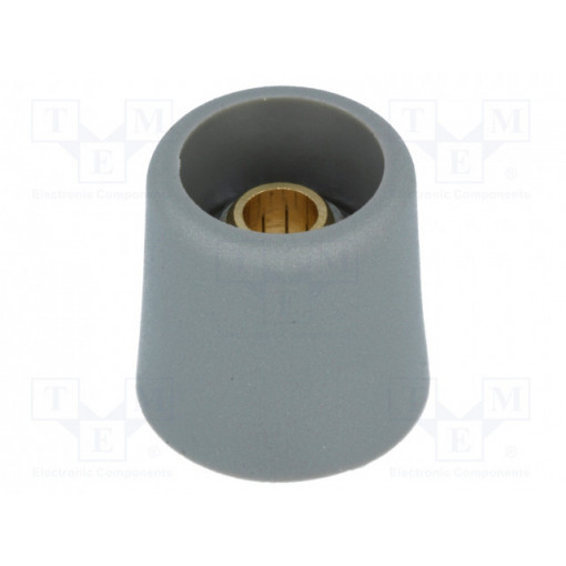 A3116068; Knob; without pointer; polyamide; Øshaft: 6mm; Ø16x16mm; grey; OKW