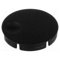 A3240109; Cap; polyamide; black; push-in; Application: A3040,A3140; OKW