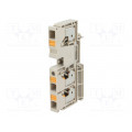 2490520000 A3C 10; Splice terminal: rail; 10mm2; ways: 1; terminals: 3; beige; wemid; WEIDMÜLLER
